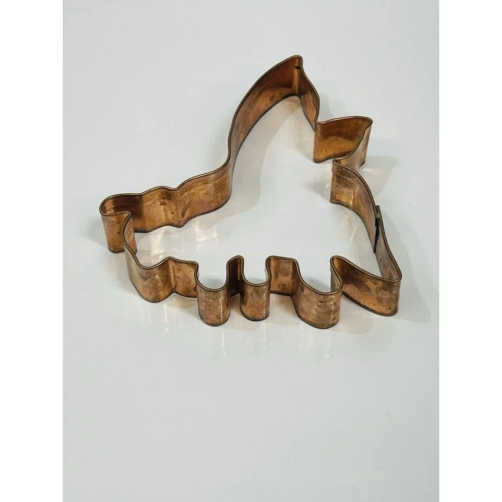 3 Williams Sonoma Copper Cookie Cutters Spider Bee & Duck Halloween